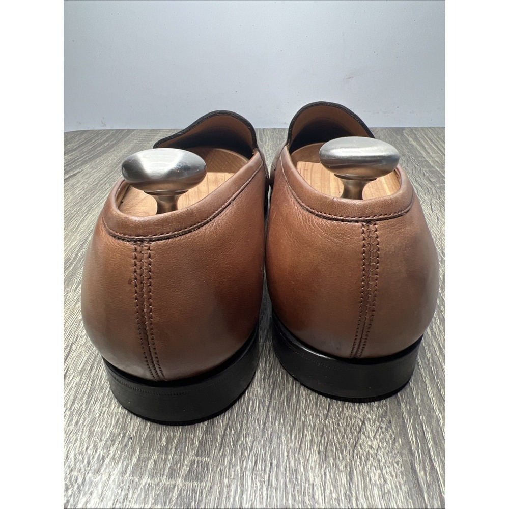Edward Green Sloane Penny Loafers Brown Leather Slip On Shoes UK 9/9.5 US 10 D - Picture 16 of 16